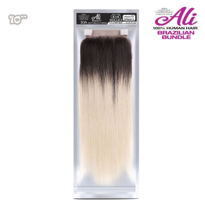 Ali Brazilian Bundle 4x4 Lace Closure - Straight 10A 10