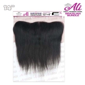 ALI 13X4 Color Ear to Ear Frontal Closure Straight 14 - ALI134S14