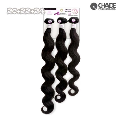 ALI Brazilian Bundle 3pcs- Body Wave 20+22+24 (Natural Black)