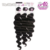 ALI Brazilian Bundle 3pcs- Ocean Wave 14+16+18 (Natural Black)