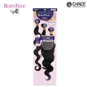 Born Free 100% Human Hair 3Pcs + 4x5 HD Closure - BODY WAVE [D1-D6]