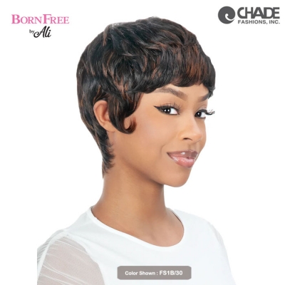 Born Free Human Hair Wig - Pixie 04