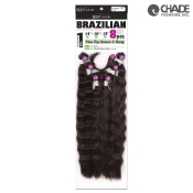 New Born Free Human Hair Blend Remi Touch Brazilian 8pcs Wet & Wavy Style