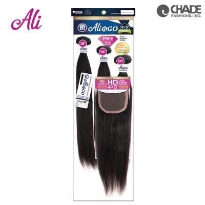 Ali N Go 3Pcs+4x5 HD Closure - STRAIGHT [S1-S8]