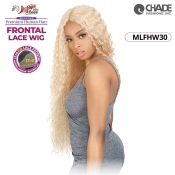 New Born Free Human Hair Blended 13x4 HD Lace Frontal Wig - SUPER WAVE 30