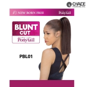 New Born Free Blunt Cut Synthetic Drawstring Ponytail - PBL01