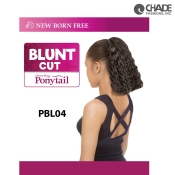 New Born Free Blunt Cut Synthetic Drawstring Ponytail - PBL04