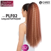 New Born Free Synthetic Drawstring Long and Full Ponytail - PLF02