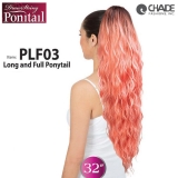 New Born Free Synthetic Drawstring Long and Full Ponytail - PLF03
