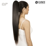 New Born Free Human Hair Premium Blend Drawstring Ponytail STRAIGHT 30 - PSTH30