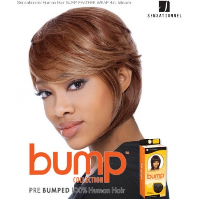Sensationnel Bump Feather Wrap 6 Human Hair Weave Extensions