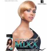 Sensationnel Mixx Multi Curl Short FLASHY SHORT - Human Blend Weave Extensions