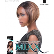 Sensationnel Mixx Multi Curl Short GLOSSY SHORT - Human Blend Weave Extensions