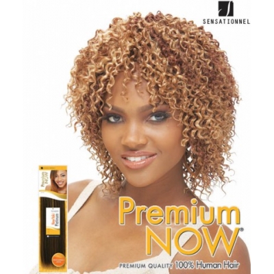 Sensationnel Premium Now JERRY CURL 10 - Human Hair Weave Extensions