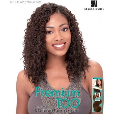 Sensationnel Premium Too CUTE 10 - Human Blend Weave Extensions