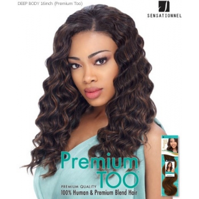 Sensationnel Premium Too DEEP 12 - Human Blend Weave Extensions