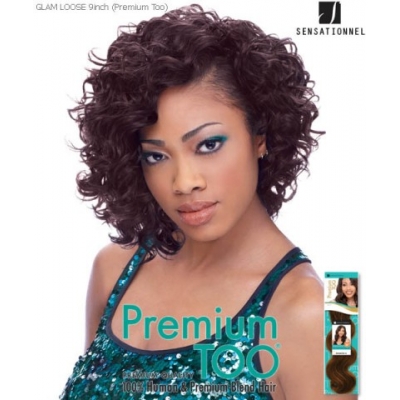 Sensationnel Premium Too Shorty GLAM LOOSE - Human Blend Weave Extensions