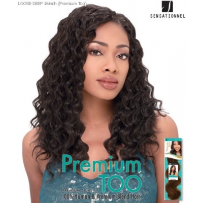 Sensationnel Premium Too LOOSE DEEP 14 - Human Blend Weave Extensions