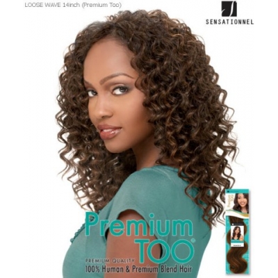 Sensationnel Premium Too LOOSE WAVE 10 - Human Blend Weave Extensions