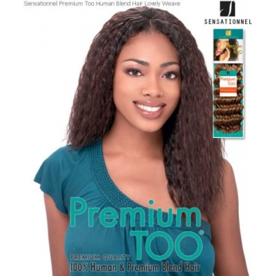 Sensationnel Premium Too LOVELY 10 - Human Blend Weave Extensions