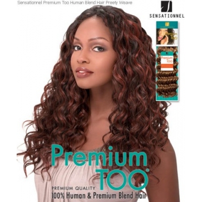 Sensationnel Premium Too PRETTY 12 - Human Blend Weave Extensions