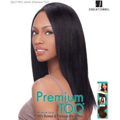 Sensationnel Premium Too SILKY PRO 14 - Human Blend Weave Extensions