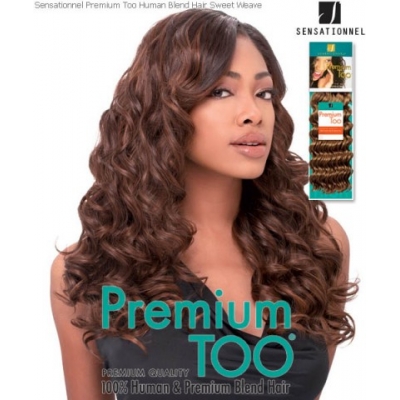 Sensationnel Premium Too SWEET 12 - Human Blend Weave Extensions