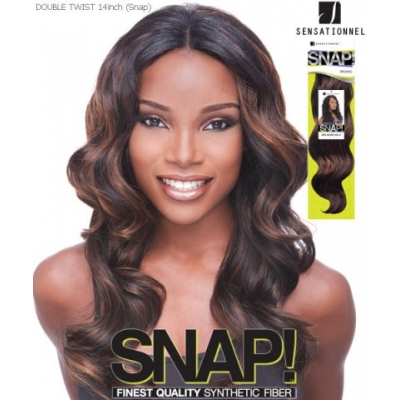 Sensationnel Snap DOUBLE TWIST 14 - Synthetic Weave Extensions