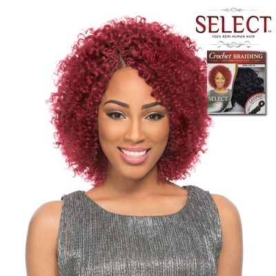 Sensationnel  Remy Human Hair Crochet Braids 2PCS - SELECT BERRY