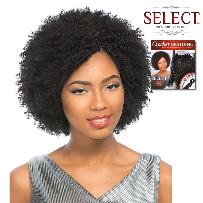 Sensationnel Remy Human Hair Crochet Braids 2PCS - SELECT BRANDY