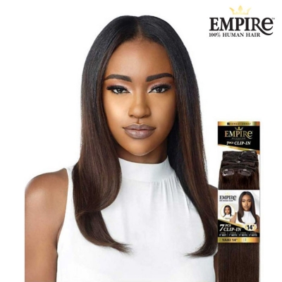 Sensationnel Empire 100% Human Hair 7 Pieces Clip-In Yaki 14