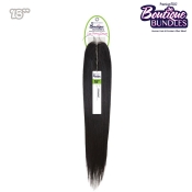 Sensationnel Human Hair Blend Boutique Bundle Lace Closure - STRAIGHT 18