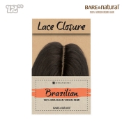 Sensationnel  Bare & Natural Brazilian Virgin Remi Lace Closure - NATURAL YAKI 12