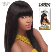 Sensationnel EMPIRE Human Hair Weave 2X2 Crown Closure Yaki 12