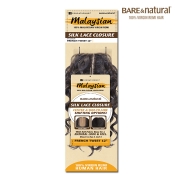 Sensationnel Bare&Natural Malaysian Virgin Remi SILK LACE CLOSURE - FRENCH TWIST 12