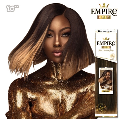 Sensationnel 100% Remi Human Hair Empire Gold - HH YAKI WVG 10