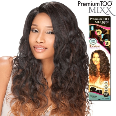 Sensationnel PREMIUM TOO Mixx Multi Human Hair Blend Weave - PERUVIAN WAVE-MULTI CURL