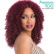 Sensationnel PREMIUM TOO Multi Human Hair Blend Weave - LUXY CURL 16.18.20