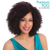 Sensationnel PREMIUM TOO SHORTY Human Hair Blend Weave - JERRY CURL 9
