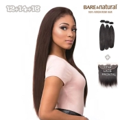 Sensationnel Bare & Natural Virgin Remi Human Hair LACE FRONTAL + Bundle Deal - STRAIGHT 12.14.16