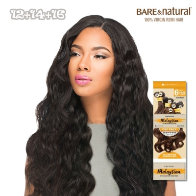 Sensationnel Bare & Natural Malaysian Virgin Remi Human Hair 1 PK - EURO BODY 12.14.16