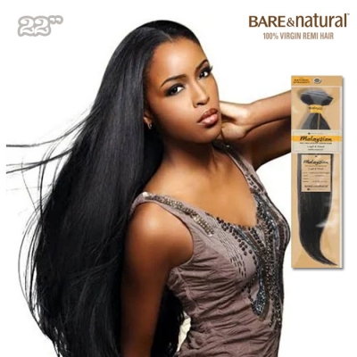 Sensationnel Bare & Natural Malaysian Virgin Remi Human Hair - NATURAL STRAIGHT 22