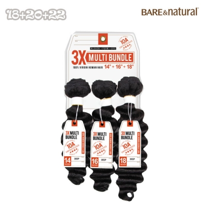 Sensationnel Bare & Natural 10A 3X Multi Bundle - DEEP 18.20.22