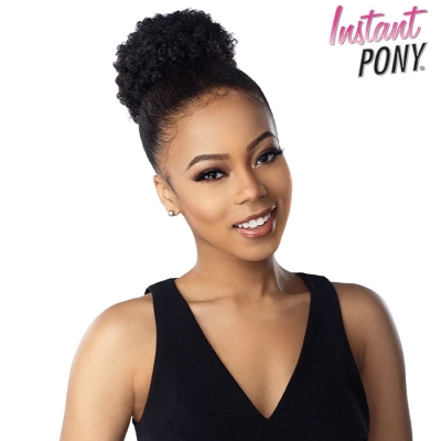 Sensationnel Instant Pony Drawstring Ponytail - AFRO PUFF MEDIUM