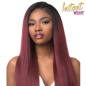 Sensationnel Instant Weave Boutique Boutique Bundles Half Wig - BOUTIQUE KINKY STRAIGHT