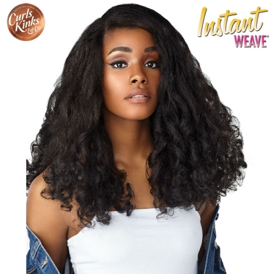 Sensationnel Curls Kinks & Co Synthetic Half Wig Instant Weave - HEART BREAKER