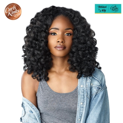 Sensationnel Curls Kinks & Co Synthetic Half Wig Instant Weave - MONEY MAKER