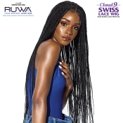 Sensationnel Cloud9 Ruwa 4x4 Swiss Lace Front Wig - BOX BRAID 36