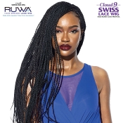 Sensationnel Cloud9 Ruwa 4x4 Swiss Lace Front Wig - SENEGAL TWIST 32