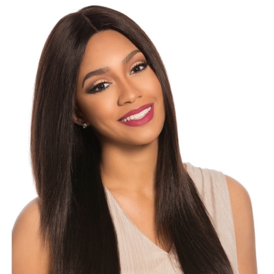 Sensationnel Bare & Natural Brazilian Virgin Remi 4x4 Swiss Lace Wig - NATURAL YAKI